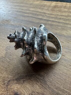 Lucky brand lucky you Seashell Conch Statement Ring